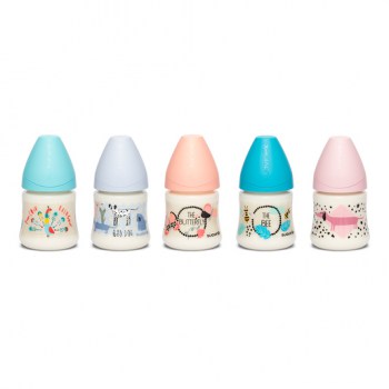 biberon SUAVINEX 150 ml tetina silicona redonda 3 posiciones